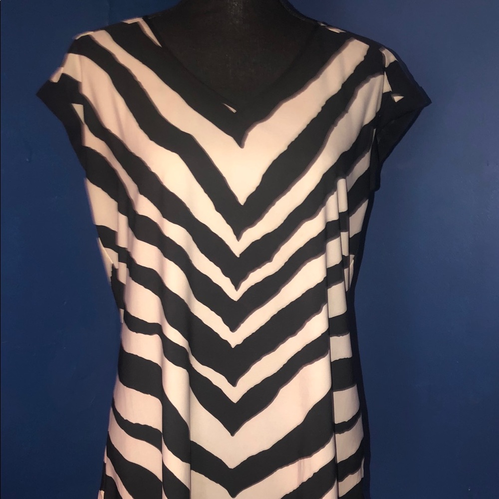 Express zebra print dress top